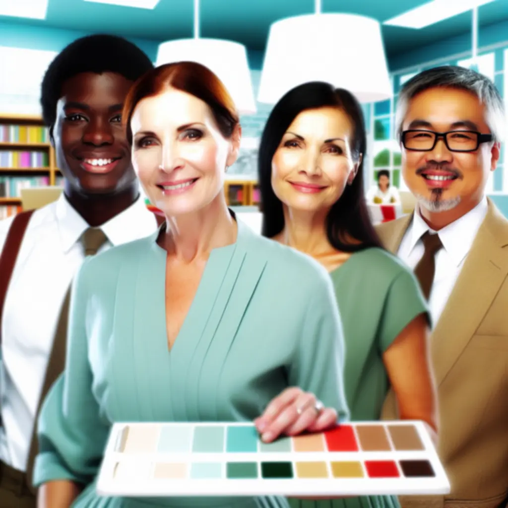 Group of professional tutors ready to support students in London